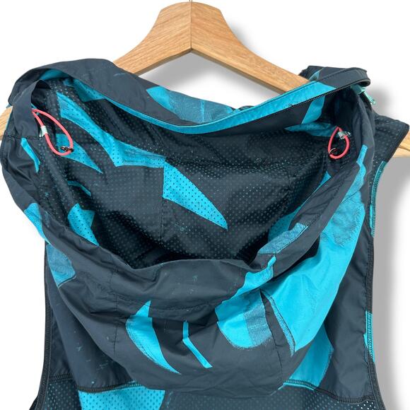 Lululemon Pack-It Vest Womens Size 4 Back Spin Stroke Peacock Blue Black - Picture 6 of 10